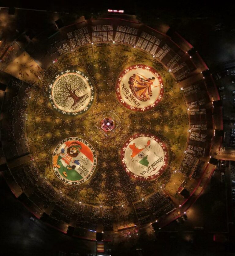 Vadodara Creates History with 46,818 Participants in Largest Garba Dance