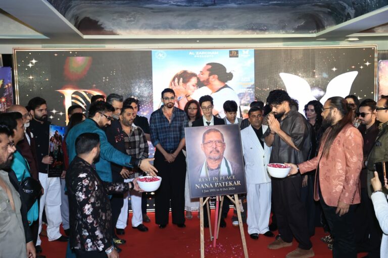 Ajaz Khan’s Music Video ‘O Yaara’ Launched in Grand Style in Mumbai, Heartfelt Tribute Paid to Nana Patekar