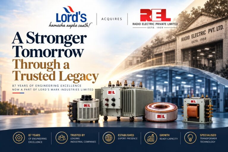 Lord’s Mark Industries Limited Acquires Radio Electric Private Limited, Combining Engineering Heritage with New Growth Opportunities
