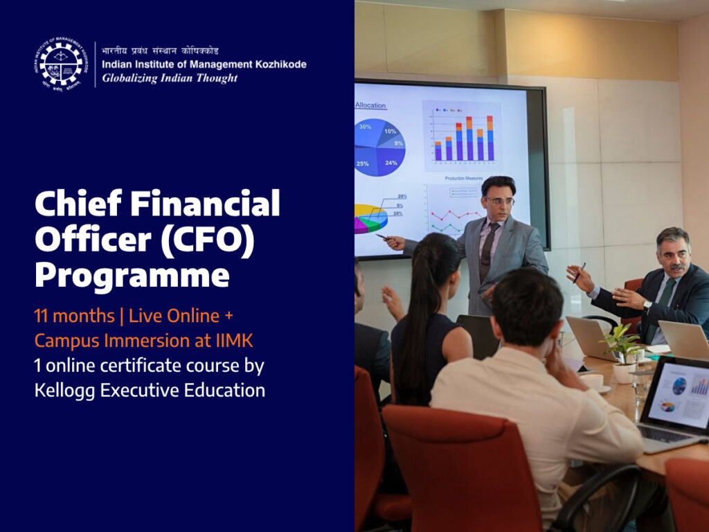 IIM Kozhikode and Emeritus commence Chief Financial Officer (CFO) Programme to drive strategic financial leadership; Features One Online Certificate Course from Kellogg Executive Education