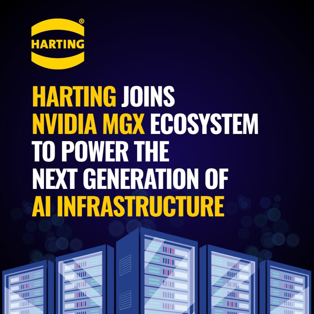 HARTING Joins NVIDIA MGX Ecosystem to Power Next-Generation AI Infrastructure