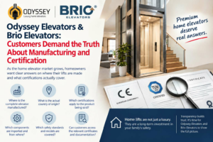 Odyssey Elevators & Brio Elevators: Customers Demand the Truth About Manufacturing and Certification