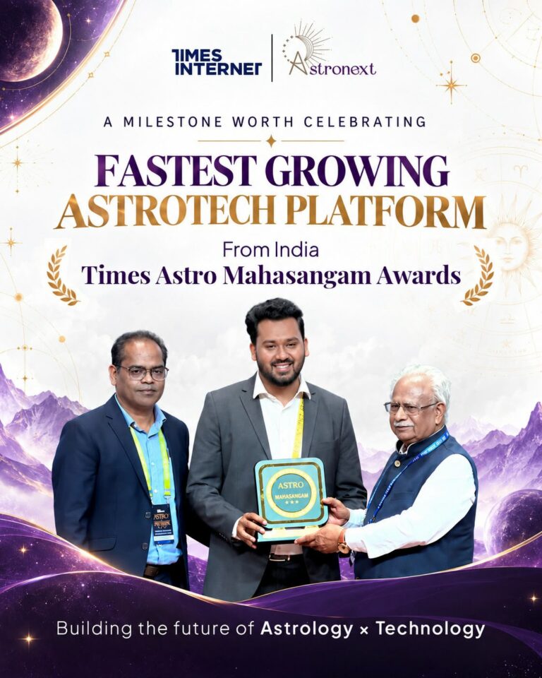 AstroNext Recognised as India’s Fastest-Growing Astrology Platform at AstroMahasangam 2026