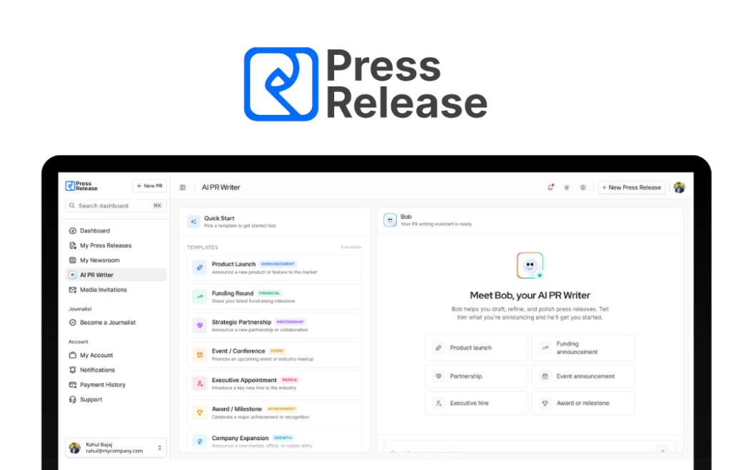 PressRelease.in Launches AI PR Writer to Simplify Press Release Creation for Businesses