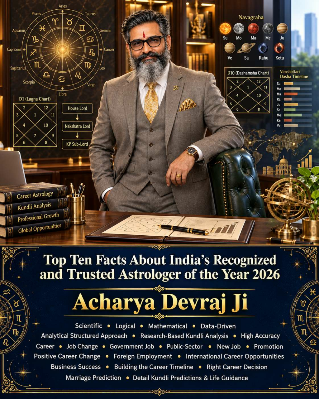 Top 10 Facts About India Recognized and Trusted Astrologer of the Year 2026