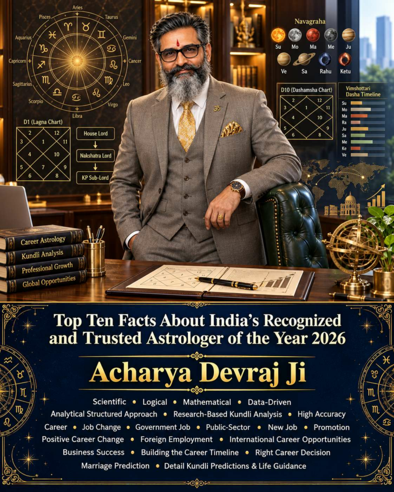 Top 10 Facts About India Recognized and Trusted Astrologer of the Year 2026