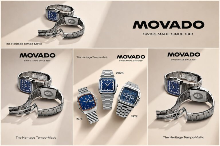 MOVADO REVISITS ITS WATCHMAKING HERITAGE WITH THE HERITAGE TEMPO-MATIC COLLECTION