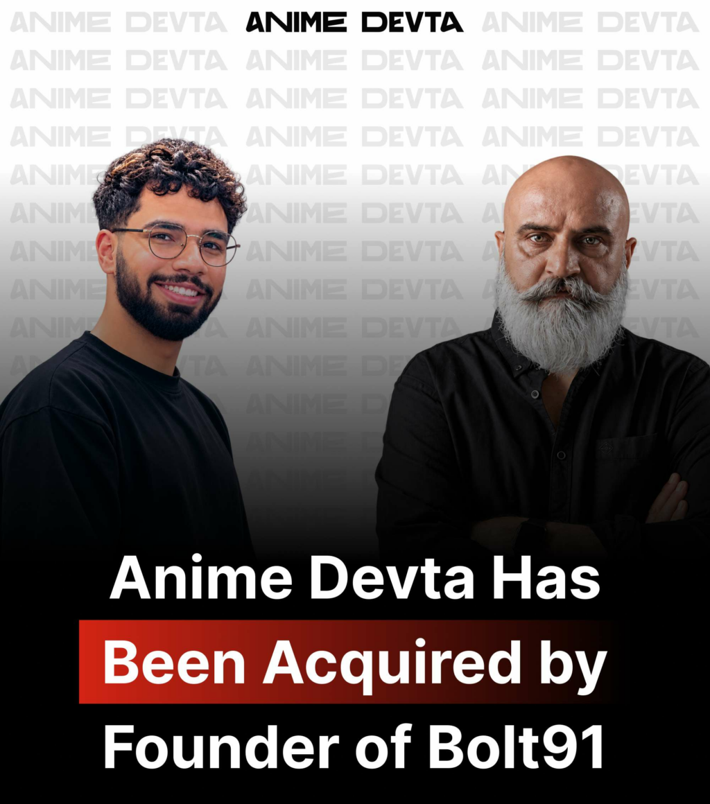 Dev Taneja’s Anime Devta Acquired by Bolt91 Founder Anil Chhikara