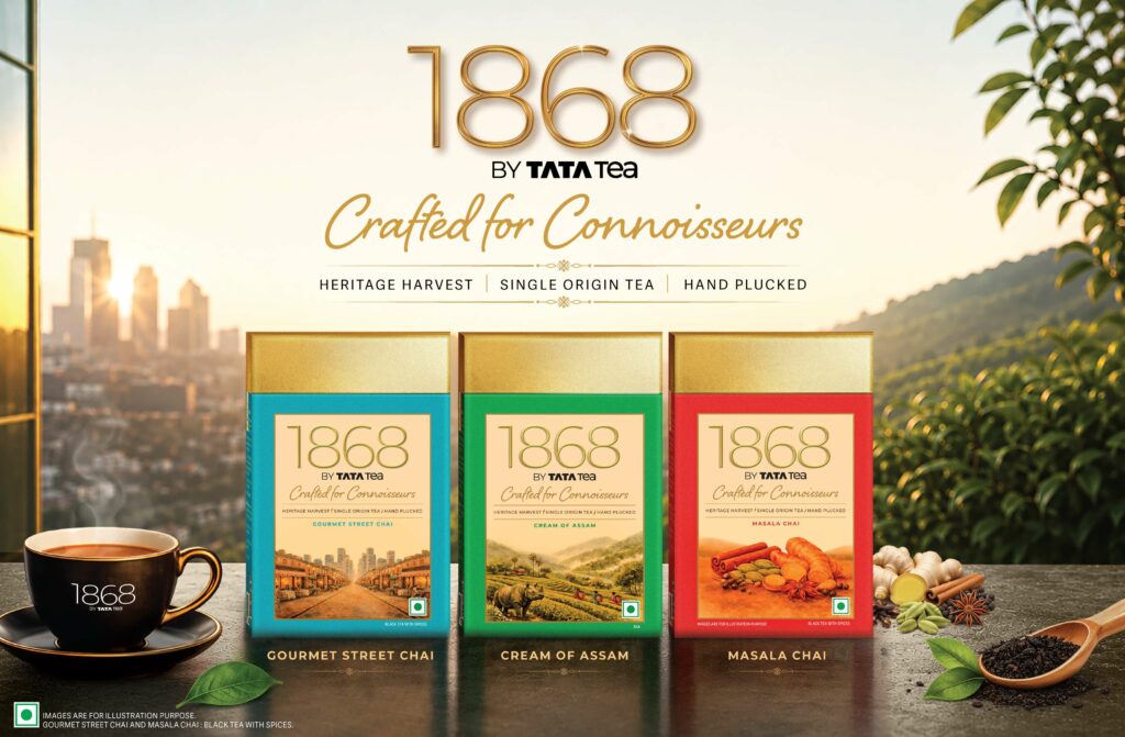 1868 by Tata Tea invites India to discover what exceptional tea can taste like