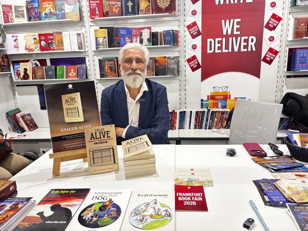 Eight Years. Sixteen Prisons. One Extraordinary Story: Virinder Singh Parhar Launches Exiled Alive at Frankfurt Book Fair 2026