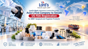 Lord’s Mark Industries Becomes Asia’s First to Secure Multiple US FDA Registrations for 200+ Products; Exports Begin in December