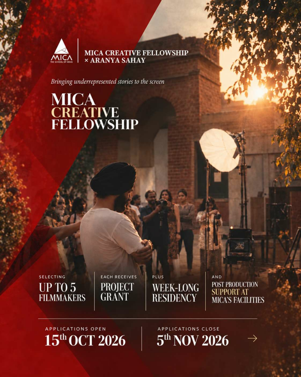 MICA and Aranya Sahay Launch Fellowship to Support Filmmakers from Marginalised Communities