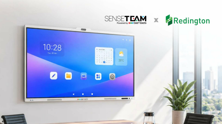 Senses Electronics Joins Redington’s Portfolio, Bringing SenseTeam, India’s First Interactive Panel with QLED Technology, to Corporate Meeting Rooms