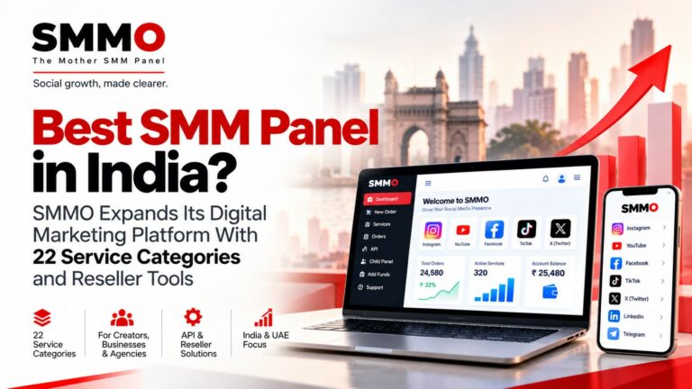 Best SMM Panel in India: SMMO Brings 22 Digital Marketing Service Categories, API and Reseller Solutions Under One Platform