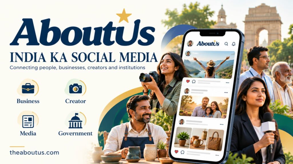 India Gets Its Own Social Media Platform: AboutUs, Where You Can Connect with People, Businesses, Media and Public Institutions